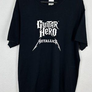 00s Vintage Metallica Guitar Hero 2009 Tour T-shirt